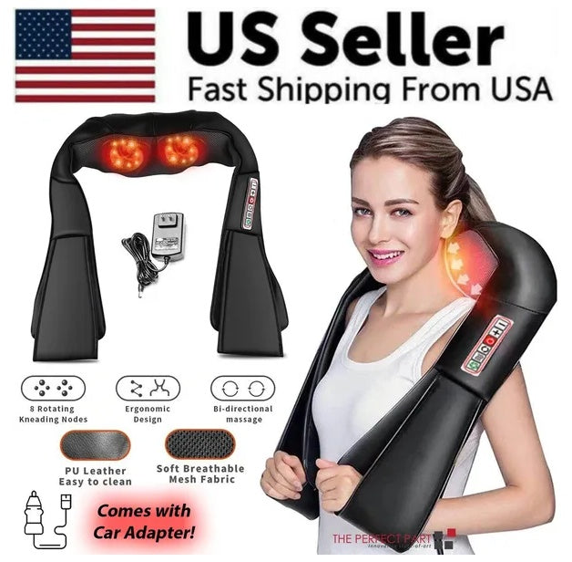 ReliefWave shiatsu neck and shoulder massager with heat